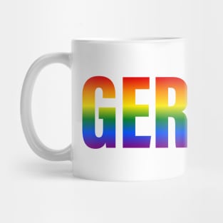 Rainbow German LGBTQ Pride Mug